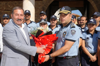 Muğla Milas'ta Başkan Topuz zabıta personeliyle buluştu