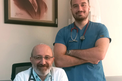 Bursa Mudanya'da baba-oğul aynı hastanede