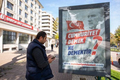 Bursa Büyükşehir'den Cumhuriyet coşkusuna yenilikçi proje