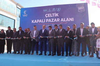 Konya'da Çeltik’e 102 milyon liralık Kapalı Pazar Yeri kazandırıldı
