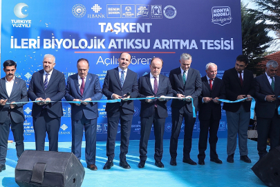 Konya Taşkent’e ileri biyolojik arıtma tesisi kazandırıldı