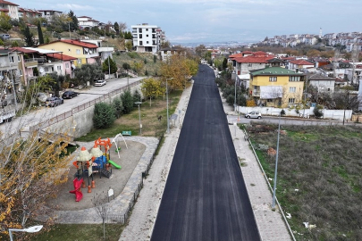 Denizli’de ulaşım a��ı sıcak asfaltla yenileniyor