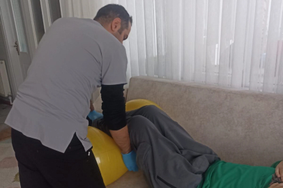 Gaziantep Büyükşehir’den&nbsp;evde fizik tedavi hizmeti